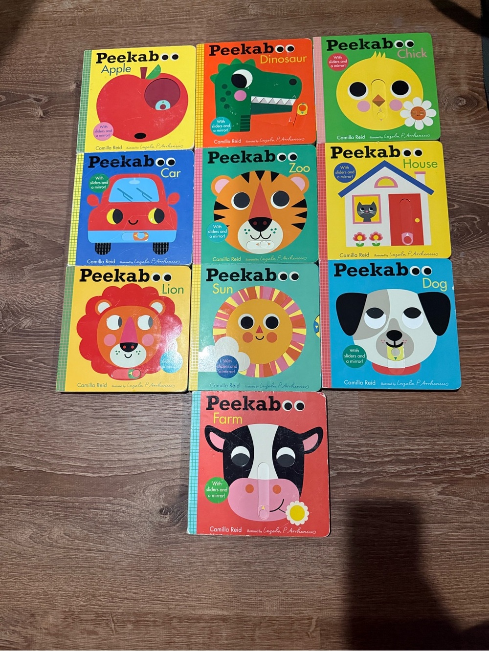 Peekaboo Board Book Set - By Camilla Reid